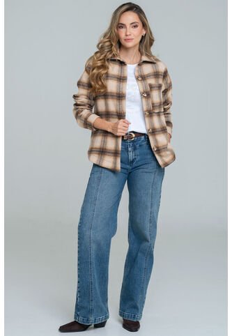 Camisa Leñadora Beige Ragged Pf11113061 Ragged