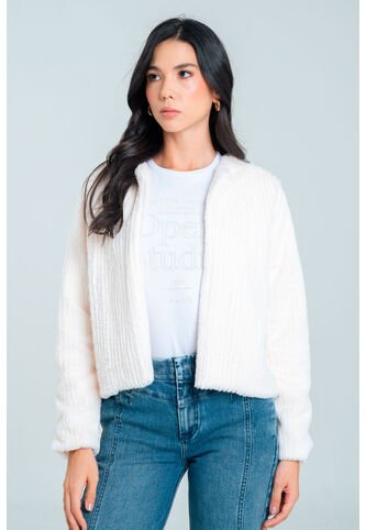 Chaqueta Pelo Blanco Ragged Pf12130143 Ragged