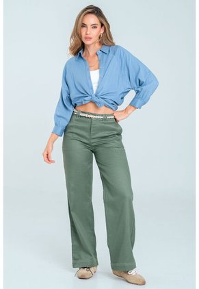 Camisa Henikha Azul Ragged Pf11113059