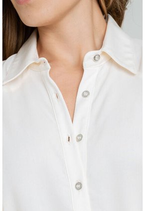 Camisa Henikha Blanco Ragged Pf11113059