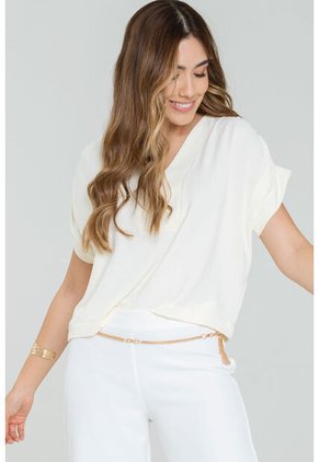 Blusa Devel Beige Ragged Pf11113011