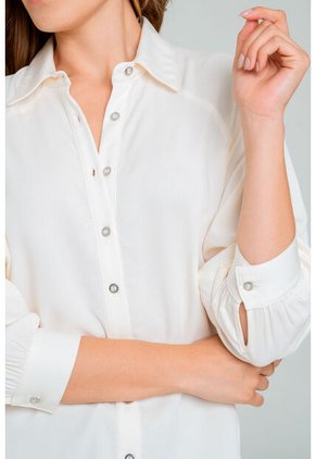 Camisa Henikha Blanco Ragged Pf11113059