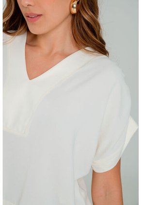 Blusa Devel Beige Ragged Pf11113011