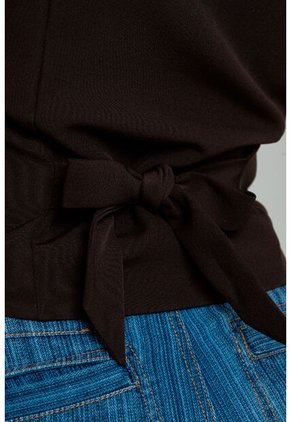 Blusa Tipo Chaleco Negro Ragged Pf11113033