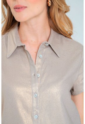 Camisa Chadh Café Ragged Pf11113062