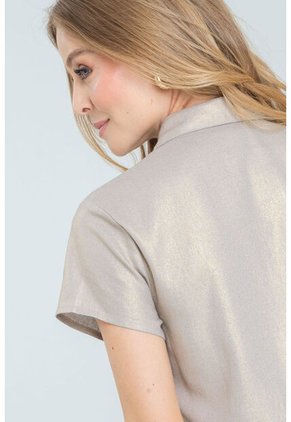 Camisa Chadh Café Ragged Pf11113062