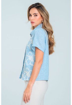 Camisa Mykonos Azul Ragged Pf11113042