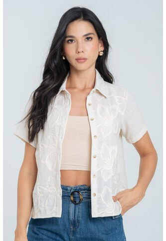 Camisa Mykonos Beige Ragged Pf11113042 Ragged