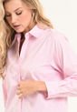 Camisa Boyfriend Rosa Ragged Pf11112534 de Ragged