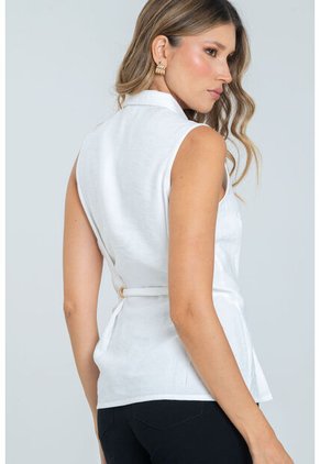 Camisa Champagne Blanco Ragged Pf12110855