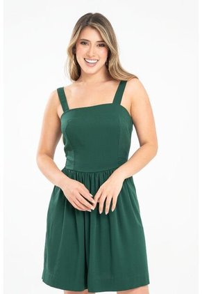Vestido Corto Resort Verde Ragged Pf31511469