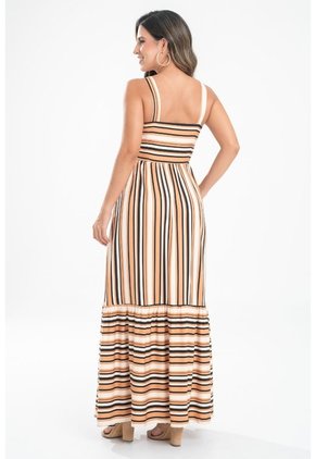 Vestido Praga Beige Ragged Pf31511531