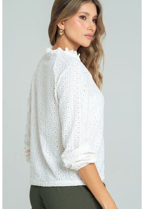 Blusa Isadora Blanco Ragged Pf11113118