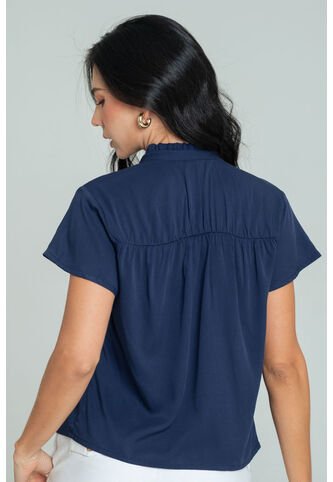 Blusa Belice Azul Ragged Pf11113124 Ragged