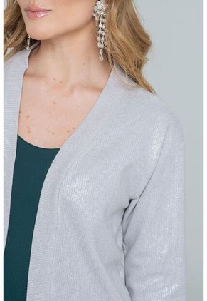 Cardigan Shine Plateado Ragged Pf11160153