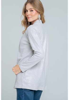Cardigan Shine Plateado Ragged Pf11160153