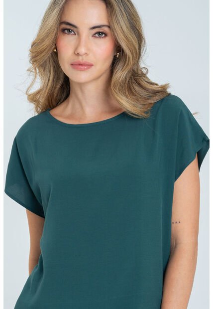Blusa Sakura Verde Ragged Pf17110058