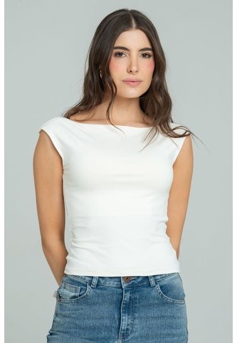 Top Camelia Blanco Ragged Pf13120863 Ragged
