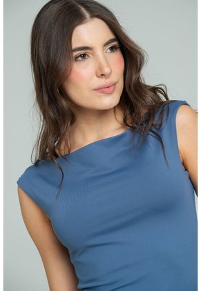 Top Camelia Azul Ragged Pf13120863
