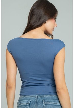 Top Camelia Azul Ragged Pf13120863