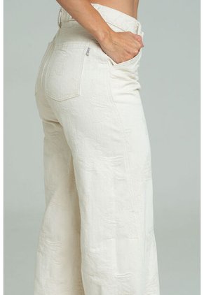 Jeans Jacquard Atlantico Beige Ragged Pf21350093