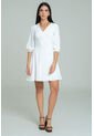 Vestido Delilah Blanco Ragged Pf12510419 de Ragged