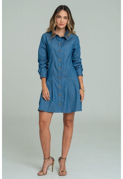 Vestido Austin Azul Ragged Pf21510022