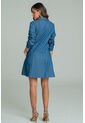 Vestido Austin Azul Ragged Pf21510022 de Ragged