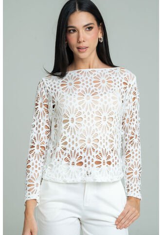 Buzo En Malla Blanco Ragged Pf11180013 Ragged