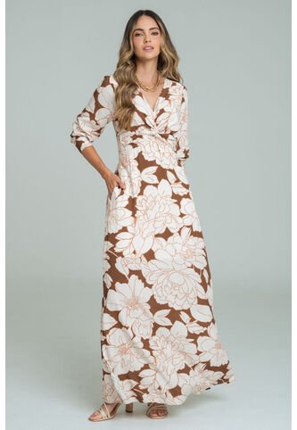 Vestido Malaga Café Ragged Pf11511473 Ragged