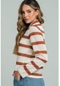 Camisa Polo Tejida Café Ragged Pf11113178 de Ragged