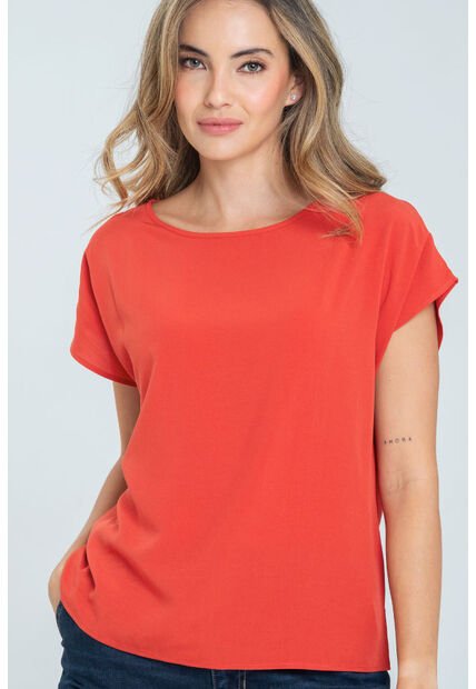 Blusa Sakura Café Ragged Pf17110058