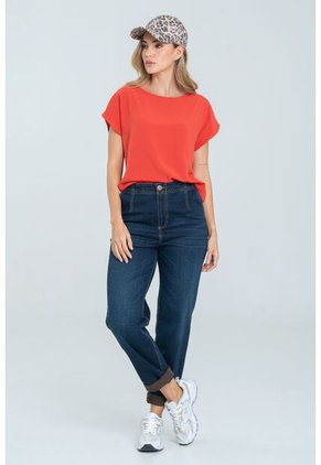 Blusa Sakura Café Ragged Pf17110058