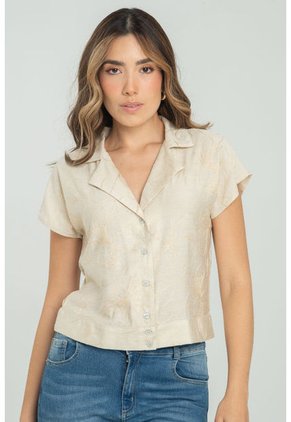 Camisa Victory Beige Ragged Pf11112950