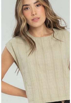 Blusa Terra Verde Ragged Pf11112986