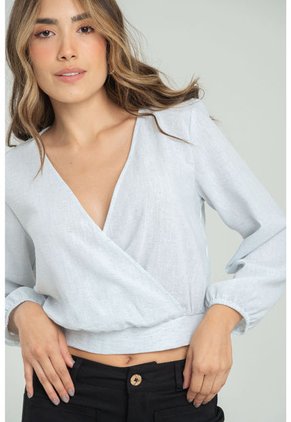 Blusa Vince Azul Ragged Pf11112993