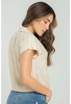 Camisa Victory Beige Ragged Pf11112950