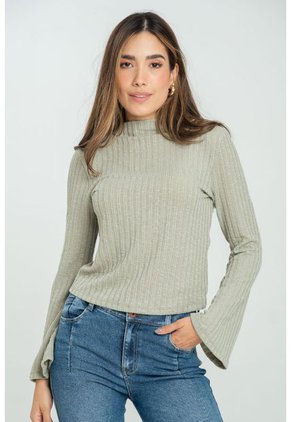 Blusa Clarissa Verde Ragged Pf11112984