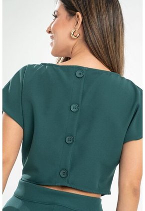 Enterizo Largo Knickher Verde Ragged Pf31530194