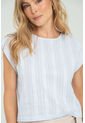 Blusa Terra Azul Ragged Pf11112986 de Ragged