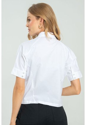 Camisa Vhawxe Blanco Ragged Pf11112951