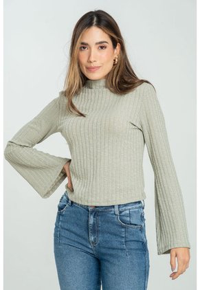 Blusa Clarissa Verde Ragged Pf11112984