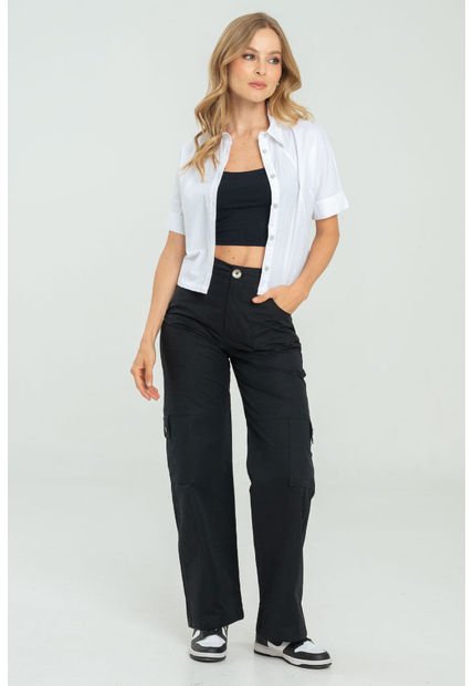 Pantalon Irina Negro Ragged Pf11310816