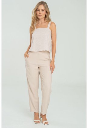 Blusa Mista Beige Ragged Pf11112980