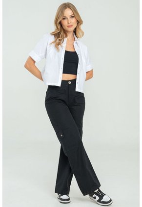 Pantalon Irina Negro Ragged Pf11310816