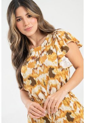 Enterizo Largo Thyra Amarillo Ragged Pf31530200