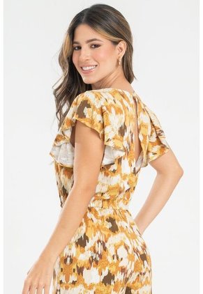 Enterizo Largo Thyra Amarillo Ragged Pf31530200