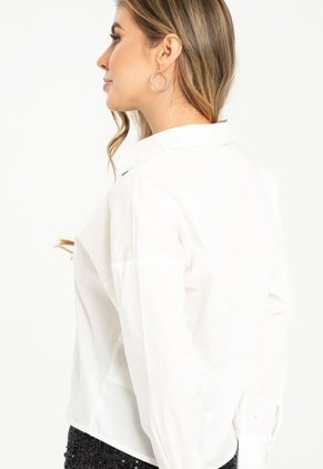Camisa Manga Larga Yara Blanco Ragged Pf11112443