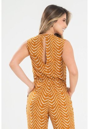 Enterizo Largo Lashaky Amarillo Ragged Pf31530201