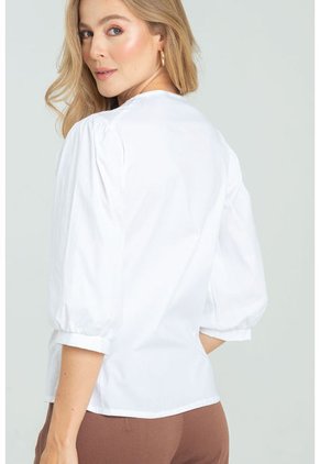 Blusa Olimphia Blanco Ragged Pf11112765
